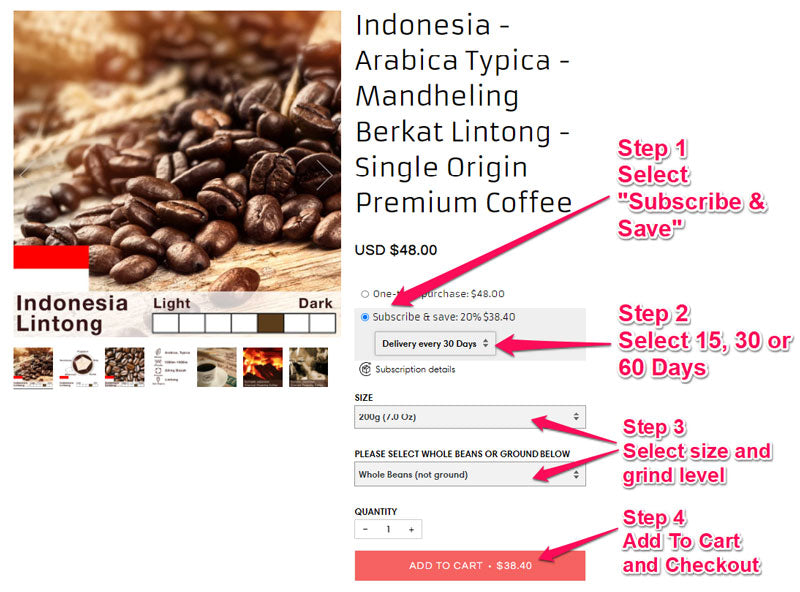 Japanese Coffee Subscription